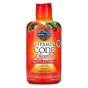 Thuốc bổ Garden of Life Vitamin Code Liquid Multivitamin Formula Fruit Punch 30 fl oz (900 ml) 658010115964