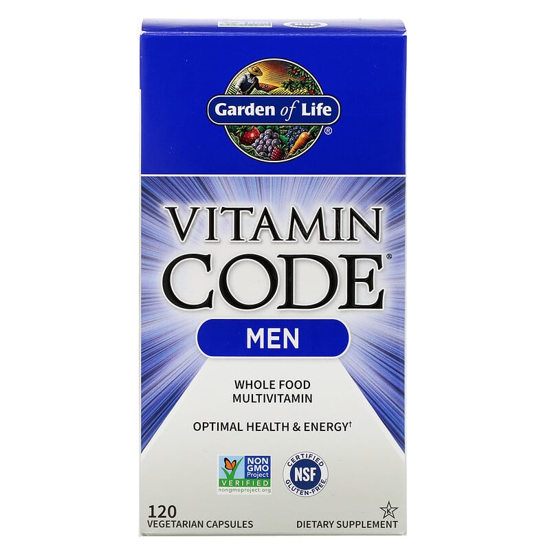 Garden of Life Vitamin Code Whole Food Multivitamin for Men 120 Vegetarian Capsules 6 Thực phẩm chức năng Garden of Life Vitamin Code Whole Food Multivitamin for Men 120 Vegetarian Capsules 658010113687
