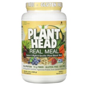 Thuốc bổ Genceutic Naturals Plant Head Real Meal Vanilla 2.3 lb (1050 g) 896245268929