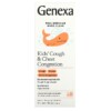 Thuốc bổ Genexa LLC Kid's Cough & Chest Congestion Ages 4+ Organic Blueberries 4 fl oz (118 ml) 850015736018