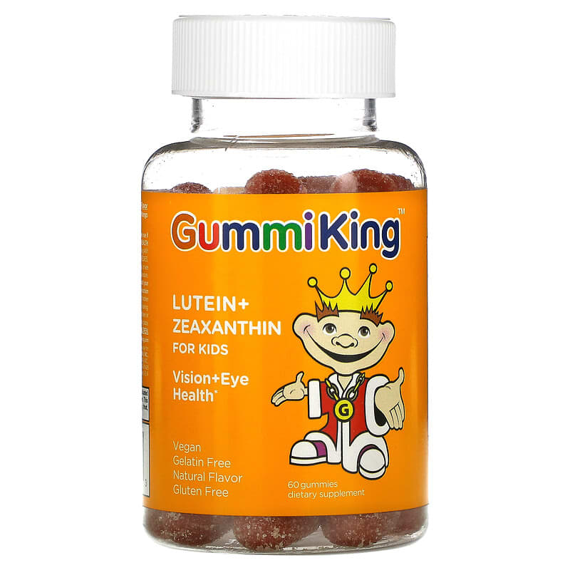GummiKing Lutein + Zeaxanthin for Kids Mango 60 Gummies 6 Thực phẩm chức năng GummiKing Lutein + Zeaxanthin for Kids Mango 60 Gummies 835776001063