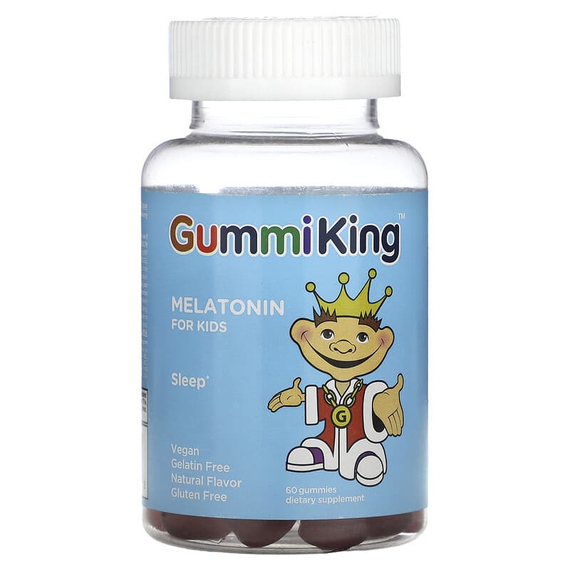 GummiKing Melatonin for Kids Strawberry 60 Gummies 6 Thực phẩm chức năng GummiKing Melatonin for Kids Strawberry 60 Gummies 835776001162