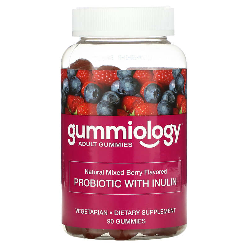Gummiology Probiotic with Inulin Gummies Mixed Berry 90 Vegetarian Gummies 6 Thực phẩm chức năng Gummiology Probiotic with Inulin Gummies Mixed Berry 90 Vegetarian Gummies 898220020874