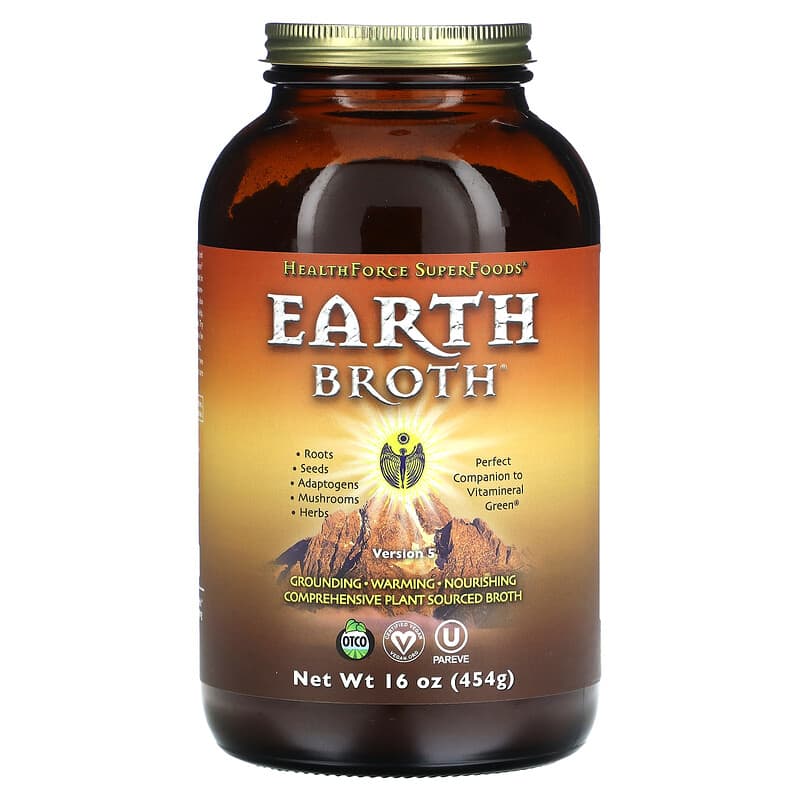 HealthForce Superfoods Earth Broth Version 5 16 oz (454 g) 6 Thực phẩm chức năng HealthForce Superfoods Earth Broth Version 5 16 oz (454 g) 650786000055