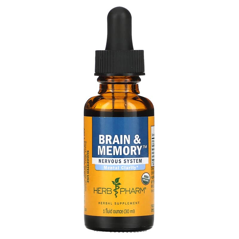 Herb Pharm Brain & Memory Nervous System 1 fl oz (30 ml) 6 Thực phẩm chức năng Herb Pharm Brain & Memory Nervous System 1 fl oz (30 ml) 090900000194