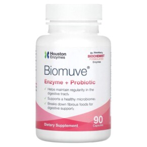 Thuốc bổ Houston Enzymes Biomuve Enzyme + Probiotic 90 Capsules 898631000441