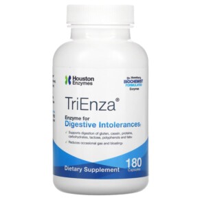Thuốc bổ Houston Enzymes TriEnza Enzyme For Digestive Intolerances 180 Capsules 898631000267