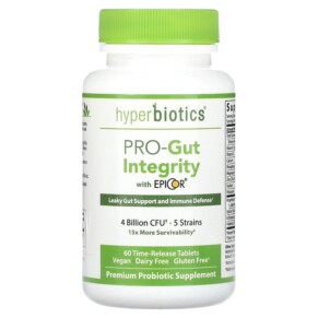 Thuốc bổ Hyperbiotics Pro-Gut Integrity With Epicor 60 Time-Release Tablets 9506000058511