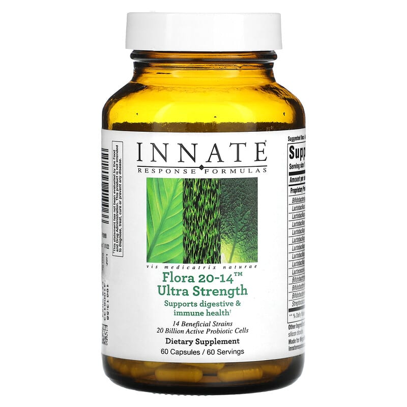 Innate Response Formulas Flora 20-14 Ultra Strength 60 Capsules 6 Thực phẩm chức năng Innate Response Formulas Flora 20-14 Ultra Strength 60 Capsules 051494410066