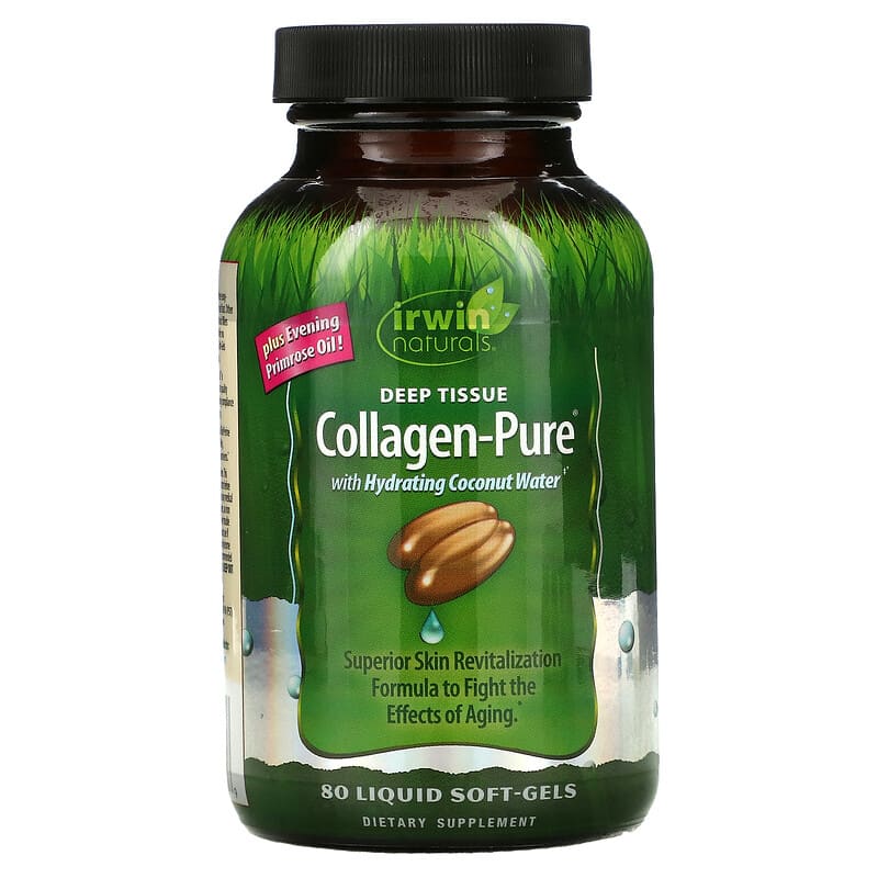 Irwin Naturals Deep Tissue Collagen-Pure 80 Liquid Soft-Gels 6 Thực phẩm chức năng Irwin Naturals Deep Tissue Collagen-Pure 80 Liquid Soft-Gels 710363579869