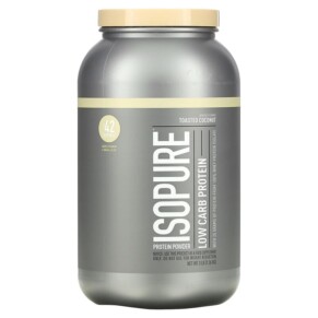 Thuốc bổ Isopure Low Carb Protein Powder Toasted Coconut 3 lb (1.36 kg) 089094022358