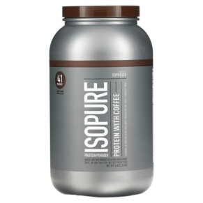 Thuốc bổ Isopure Protein Powder with Coffee Espresso 3 lb (1.36 kg) 089094022297