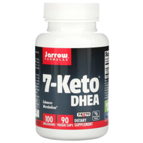 Thuốc bổ Jarrow Formulas 7-Keto DHEA 100 mg 90 Veggie Caps 790011150657