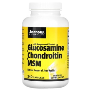 Thuốc bổ Jarrow Formulas Glucosamine + Chondroitin + MSM 240 Capsules 790011190226