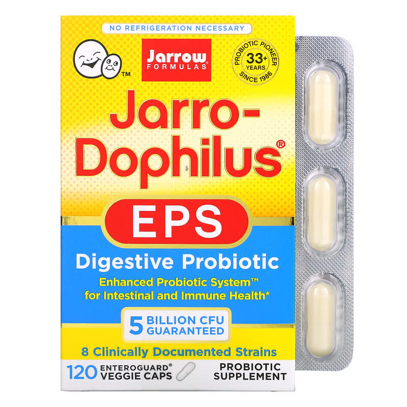Jarrow Formulas Jarro-Dophilus EPS 5 Billion 120 Veggie Caps 6 Thực phẩm chức năng Jarrow Formulas Jarro-Dophilus EPS 5 Billion 120 Veggie Caps 790011030249