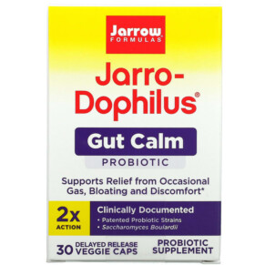 Thuốc bổ Jarrow Formulas Jarro-Dophilus Gut Calm 30 Delayed Release Veggie Caps 790011030775