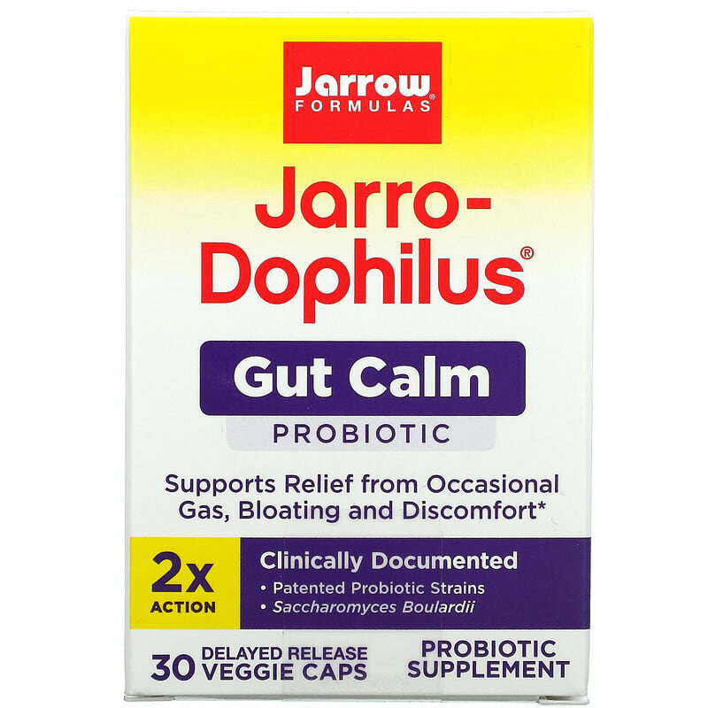 Jarrow Formulas Jarro-Dophilus Gut Calm 30 Delayed Release Veggie Caps 6 Thực phẩm chức năng Jarrow Formulas Jarro-Dophilus Gut Calm 30 Delayed Release Veggie Caps 790011030775