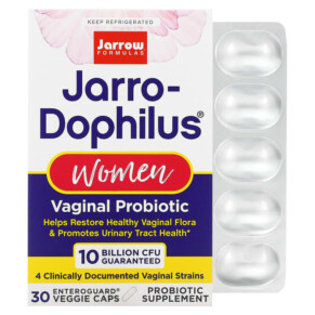 Thuốc bổ Jarrow Formulas Jarro-Dophilus Vaginal Probiotic Women 10 Billion 30 Enteroguard Veggie Caps 790011030522