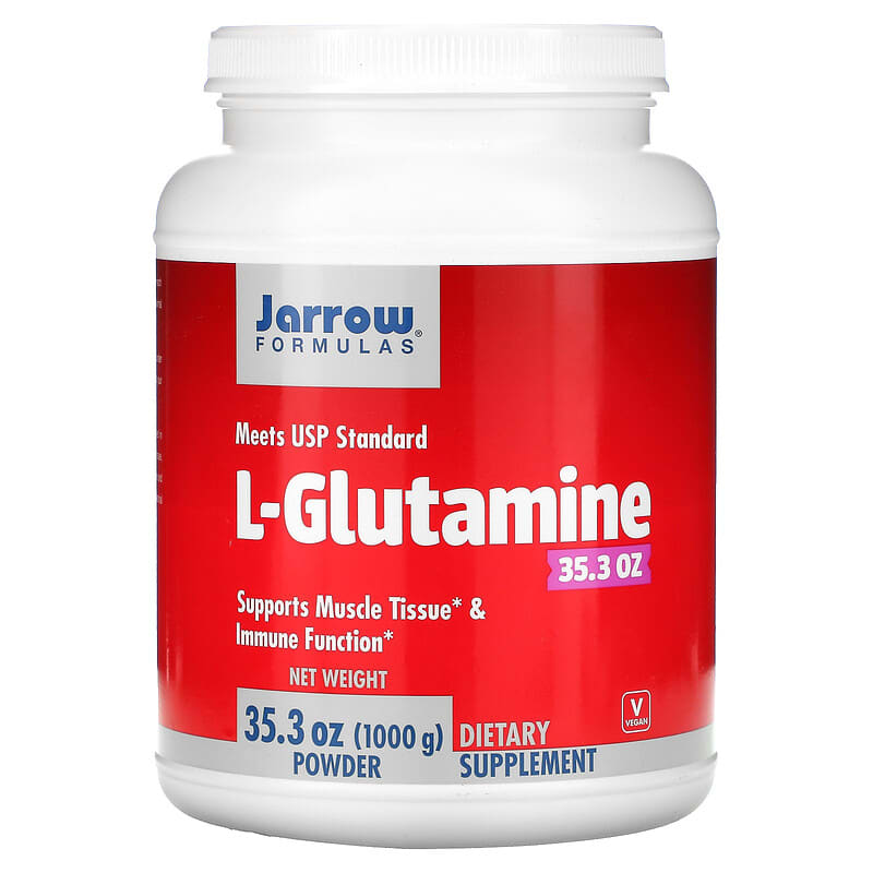 Jarrow Formulas L-Glutamine Powder 35.3 oz (1000 g) 6 Thực phẩm chức năng Jarrow Formulas L-Glutamine Powder 35.3 oz (1000 g) 790011150350