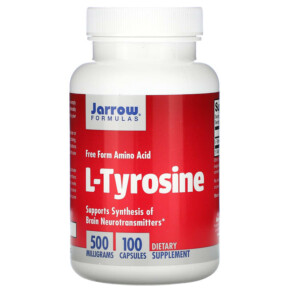 Thuốc bổ Jarrow Formulas L-Tyrosine 500 mg 100 Capsules 790011150015