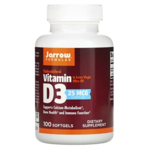 Thuốc bổ Jarrow Formulas Vitamin D3 Cholecalciferol 25 mcg (1.000 IU) 100 Softgels 790011300038