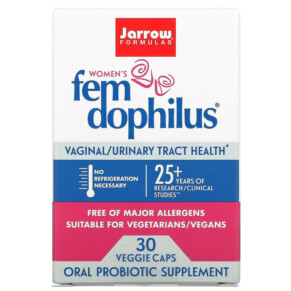 Thuốc bổ Jarrow Formulas Women's Fem Dophilus 30 Veggie Caps 790011030416