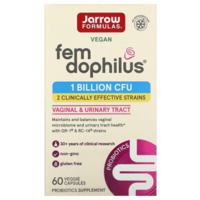Thuốc bổ Jarrow Formulas Women's Fem Dophilus 60 Veggie Caps 790011030423