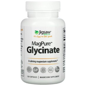Thuốc bổ Jigsaw Health MagPure Glycinate 120 Capsules 876634001573