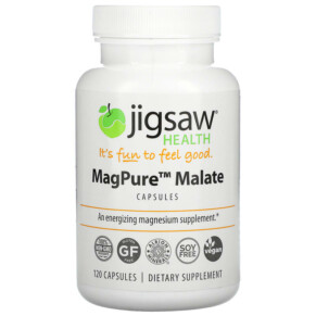 Thuốc bổ Jigsaw Health MagPure Malate 120 Capsules 876634001580