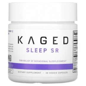 Thuốc bổ Kaged Sleep SR 30 Veggie Capsules 850015107320