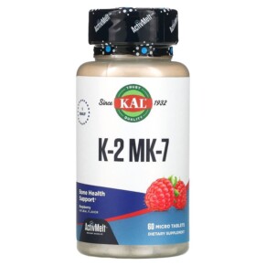 Thuốc bổ KAL K-2 MK-7 Raspberry 60 Micro Tablets 021245646846