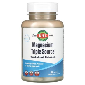 Thuốc bổ KAL Magnesium Triple Source 100 Tablets 021245628279