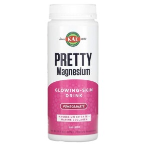 Thuốc bổ KAL Pretty Magnesium Glowing-Skin Drink Pomegranate 10.7 oz (301 g) 021245827061