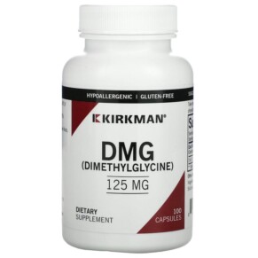 Thuốc bổ Kirkman Labs DMG (Dimethylglycine) 125 mg 100 Capsules 812325020072