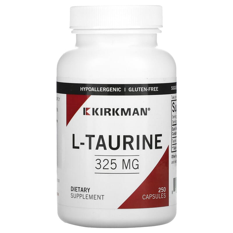 Kirkman Labs L-Taurine 325 mg 250 Capsules 6 Thực phẩm chức năng Kirkman Labs L-Taurine 325 mg 250 Capsules 812325020249