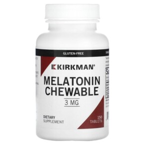 Thuốc bổ Kirkman Labs Melatonin Chewable 3 mg 150 Tablets 812325020461