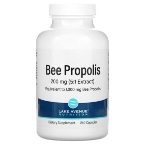 Thuốc bổ Lake Avenue Nutrition Bee Propolis 1.000 mg 240 Count Veggie Capsules 898220016945