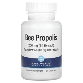Thuốc bổ Lake Avenue Nutrition Bee Propolis 1.000 mg 90 Veggie Capsules 898220016938