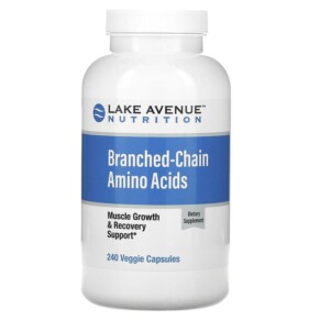 Thuốc bổ Lake Avenue Nutrition Branched-Chain Amino Acids 240 Veggie Capsules 898220015122