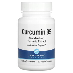 Thuốc bổ Lake Avenue Nutrition Curcumin 95 500 mg 30 Veggie Capsules 898220020027