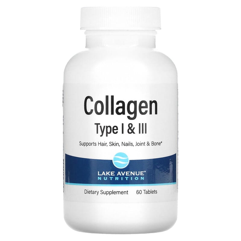 Lake Avenue Nutrition Hydrolyzed Collagen Type I & III 1.000 mg 60 Tablets 6 Thực phẩm chức năng Lake Avenue Nutrition Hydrolyzed Collagen Type I & III 1.000 mg 60 Tablets 898220015542