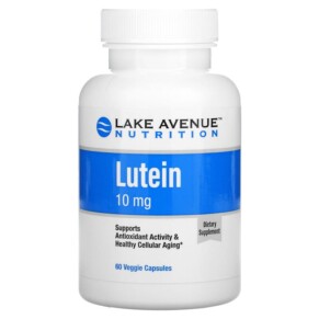 Thuốc bổ Lake Avenue Nutrition Lutein 10 mg 60 Veggie Capsules 898220017096