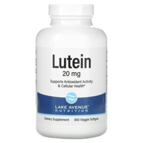 Thuốc bổ Lake Avenue Nutrition Lutein 20 mg 360 Veggie Softgels 898220015436