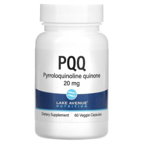 Thuốc bổ Lake Avenue Nutrition PQQ 20 mg 60 Veggie Capsules 898220014491