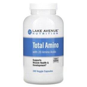 Thuốc bổ Lake Avenue Nutrition Total Amino 240 Veggie Capsules 898220015252