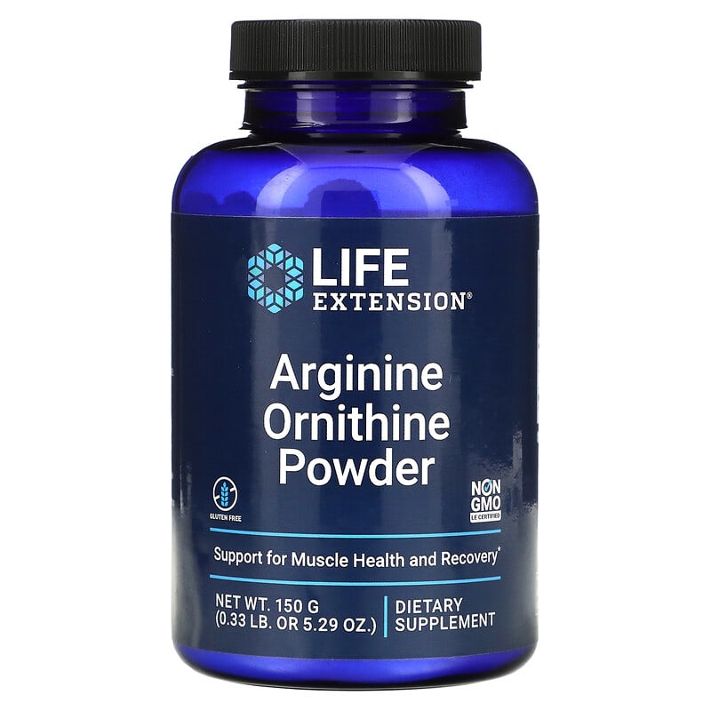 Life Extension Arginine Ornithine Powder 5.29 oz (150 g) 6 Thực phẩm chức năng Life Extension Arginine Ornithine Powder 5.29 oz (150 g) 737870038153