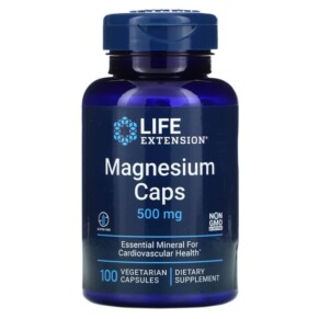 Thuốc bổ Life Extension Magnesium Caps 500 mg 100 Vegetarian Capsules 737870145912