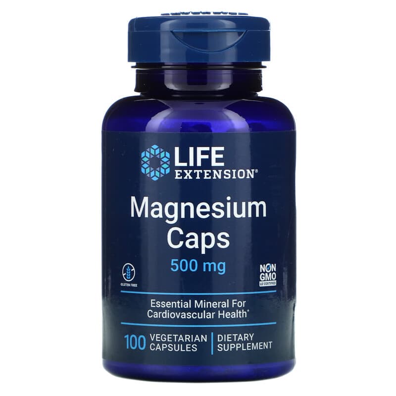 Life Extension Magnesium Caps 500 mg 100 Vegetarian Capsules 6 Thực phẩm chức năng Life Extension Magnesium Caps 500 mg 100 Vegetarian Capsules 737870145912