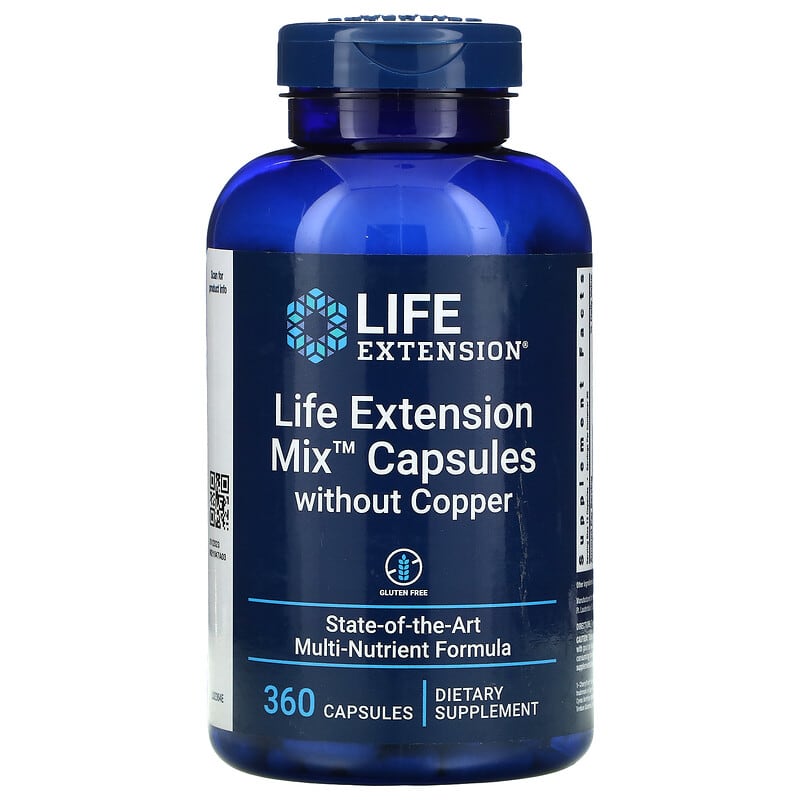 Life Extension Mix Capsules without Copper 360 Capsules 6 Thực phẩm chức năng Life Extension Mix Capsules without Copper 360 Capsules 737870236436