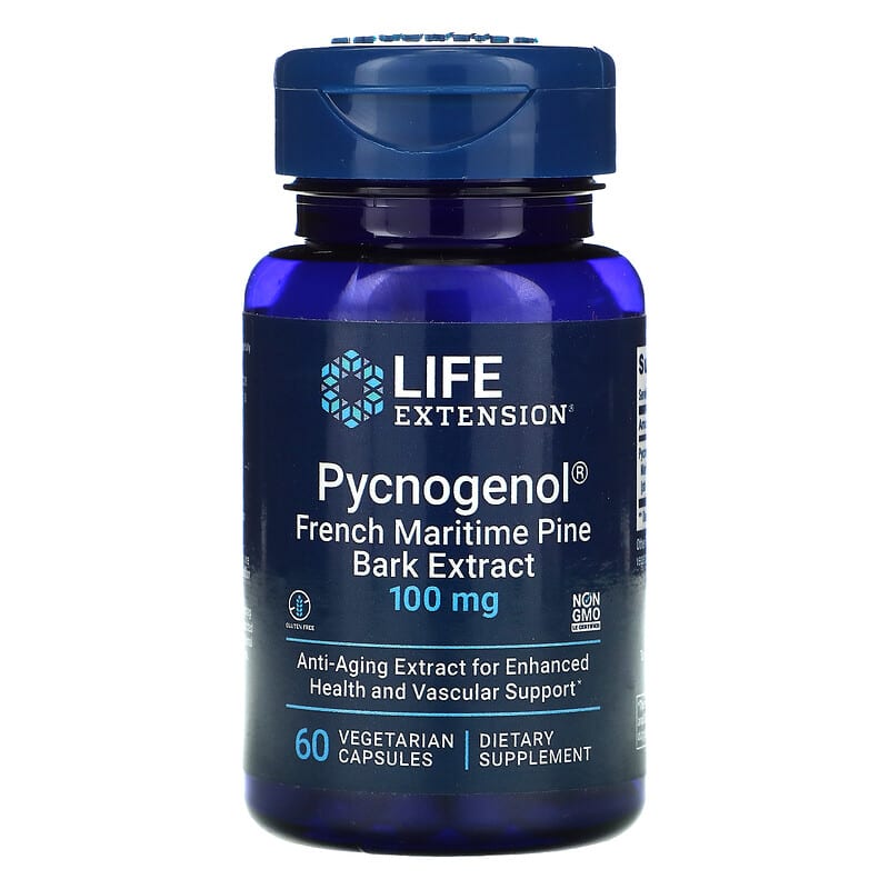 Life Extension Pycnogenol French Maritime Pine Bark Extract 100 mg 60 Vegetarian Capsules 6 Thực phẩm chức năng Life Extension Pycnogenol French Maritime Pine Bark Extract 100 mg 60 Vegetarian Capsules 737870163763